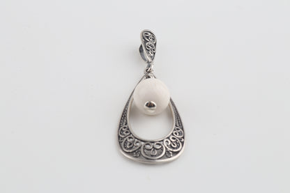 The Silver Blizzard Mammoth Ivory Pendant