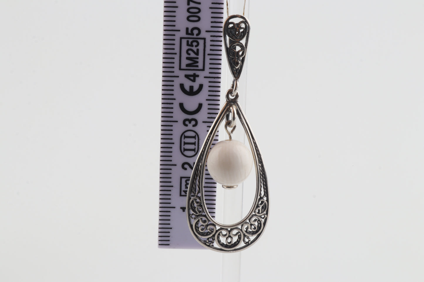 The Silver Blizzard Mammoth Ivory Pendant