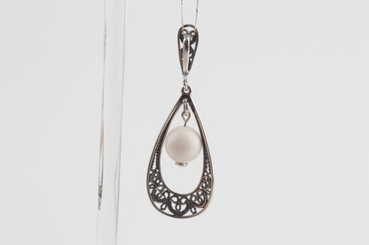 The Silver Blizzard Mammoth Ivory Pendant