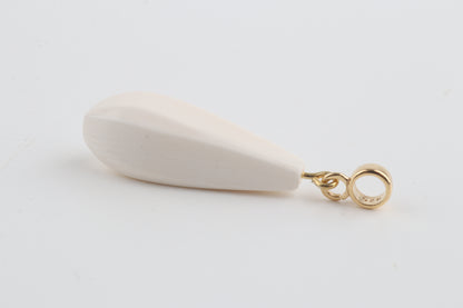 Mammoth Ivory Teadrop Pendant