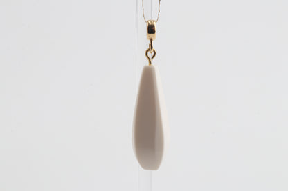 Mammoth Ivory Teadrop Pendant