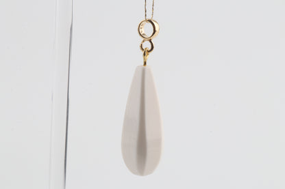 Mammoth Ivory Teadrop Pendant