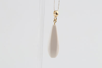 Mammoth Ivory Teadrop Pendant