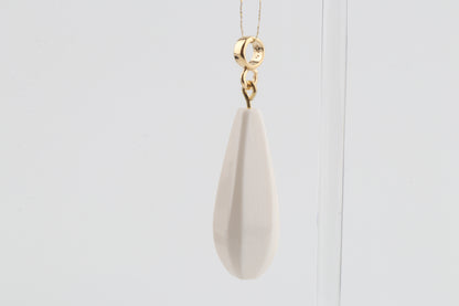Mammoth Ivory Teadrop Pendant