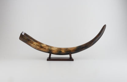 Restored mammoth tusk