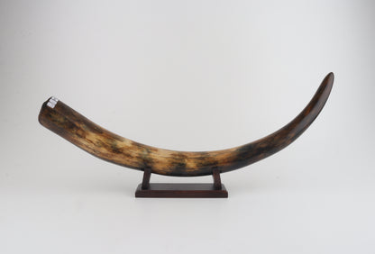 Restored mammoth tusk