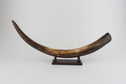 Restored mammoth tusk