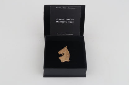 Mammoth Ivory Horse Head Brooch