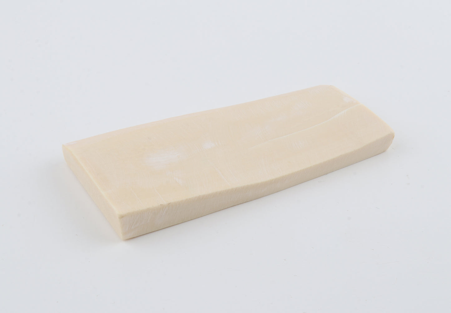 White mammoth ivory segment