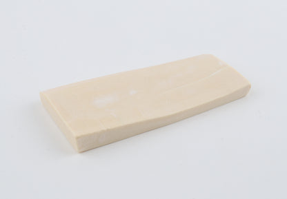 White mammoth ivory segment