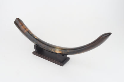 Restored woolly mammoth tusk
