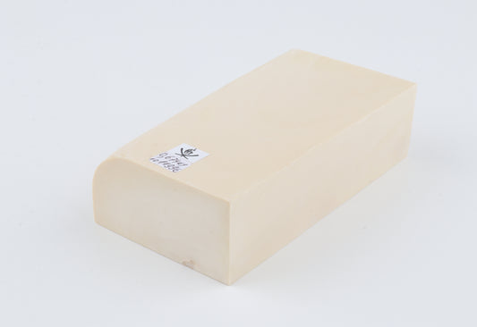 White mammoth ivory segment