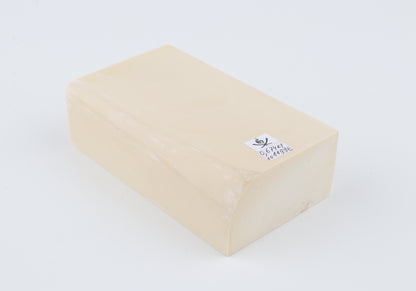 White mammoth ivory segment