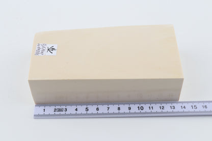 White mammoth ivory segment