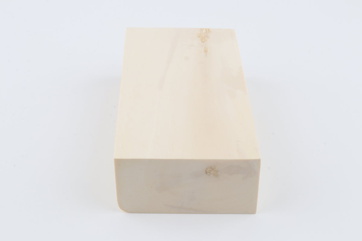 White mammoth ivory segment