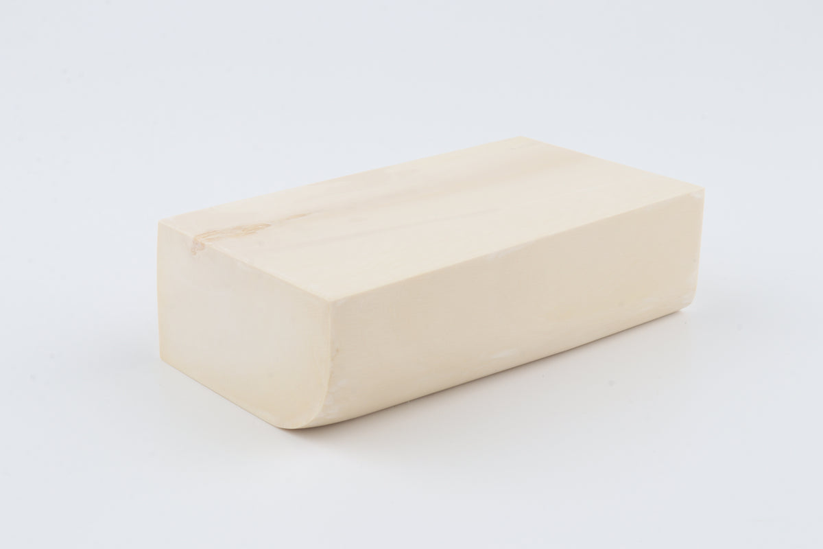 White mammoth ivory segment
