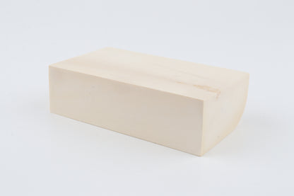 White mammoth ivory segment