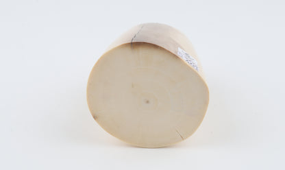 Round mammoth ivory piece