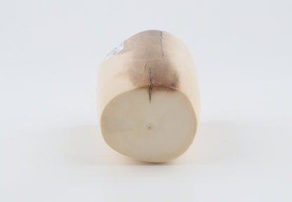 Round mammoth ivory piece