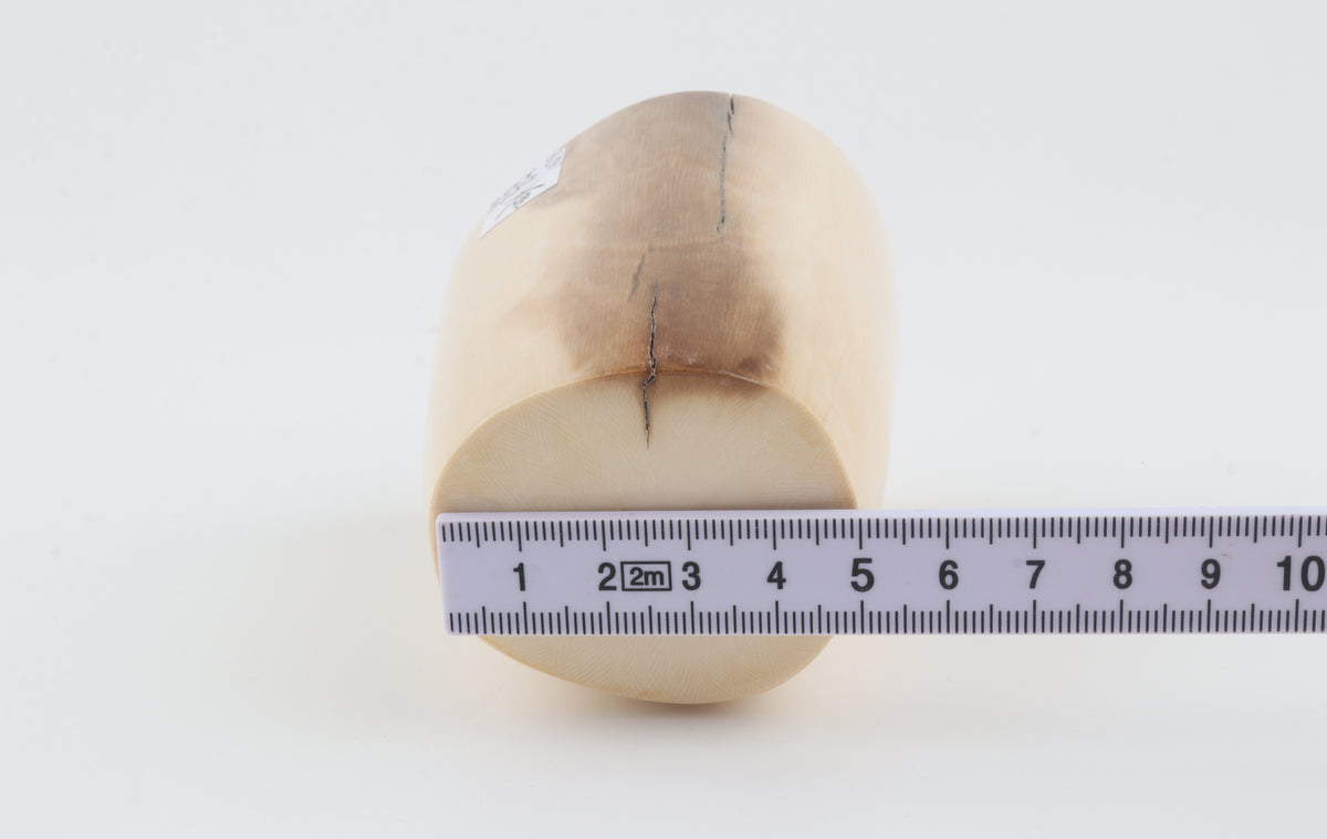 Round mammoth ivory piece
