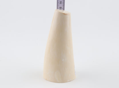 Round mammoth tusk piece