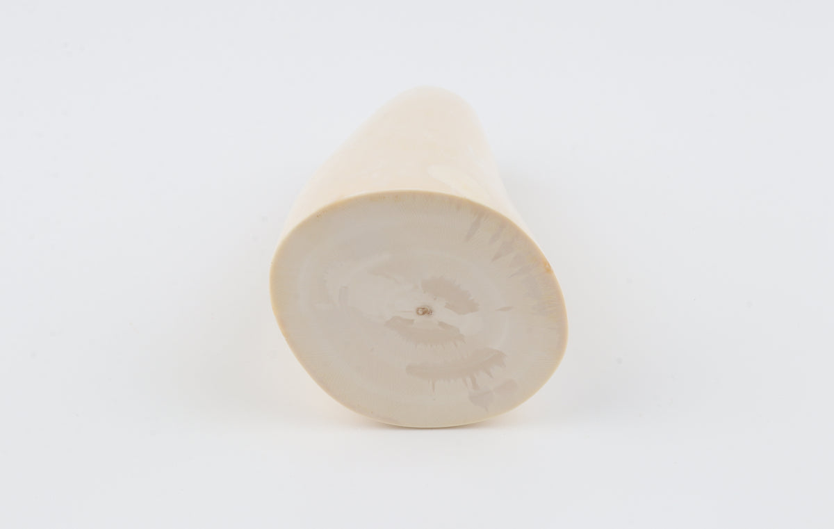 Round mammoth tusk piece