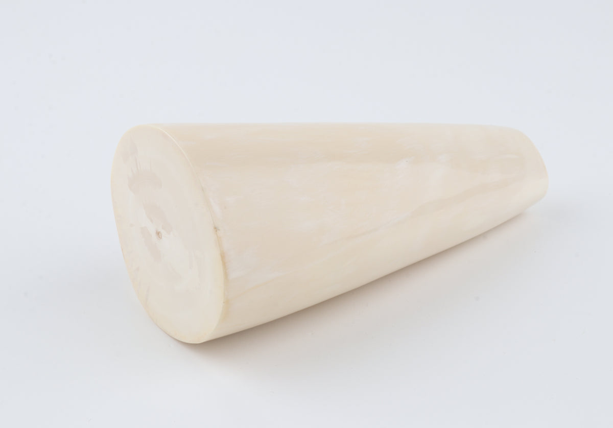 Round mammoth tusk piece