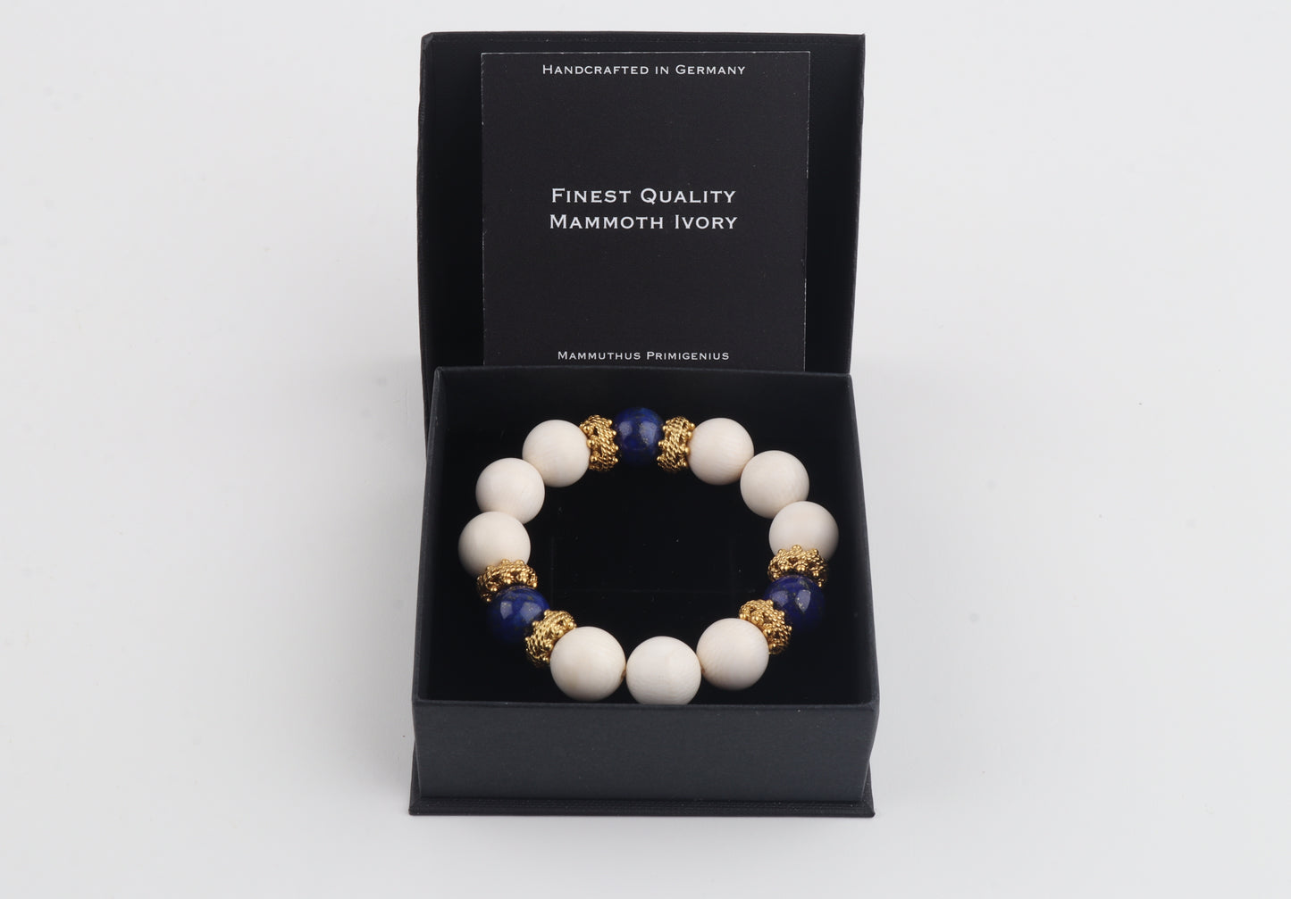 Jaipur Blue Mammoth Ivory Bracelet