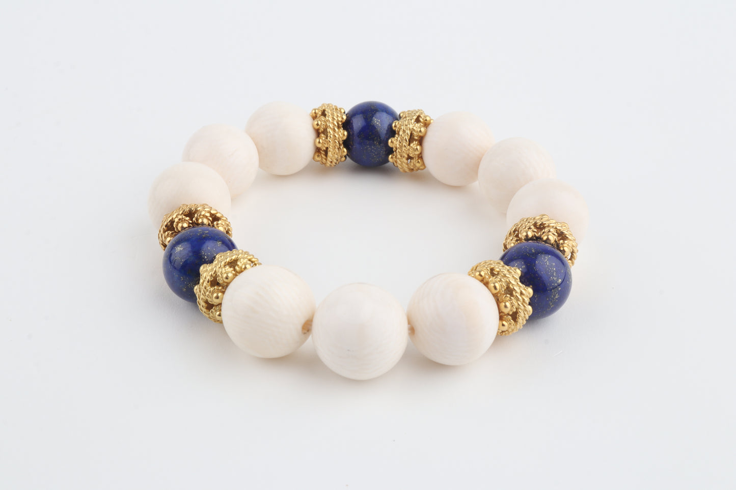 Jaipur Blue Mammoth Ivory Bracelet