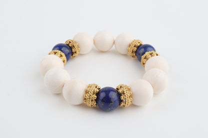 Jaipur Blue Mammoth Ivory Bracelet
