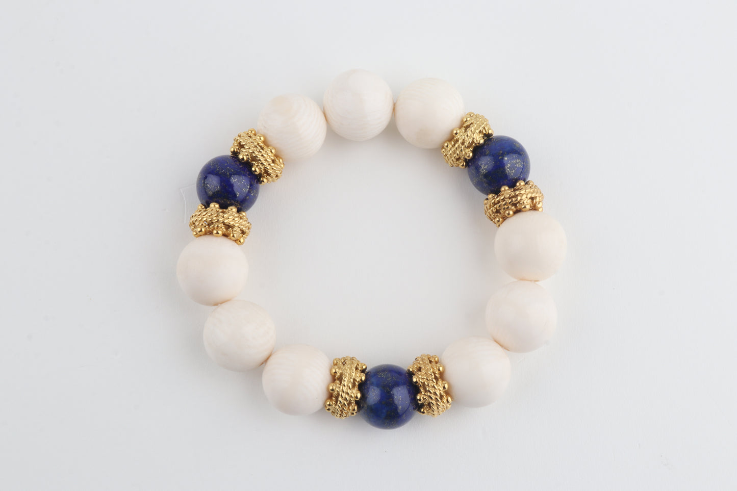 Jaipur Blue Mammoth Ivory Bracelet