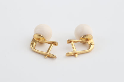 Minimalist Mammoth Ivory Earrings