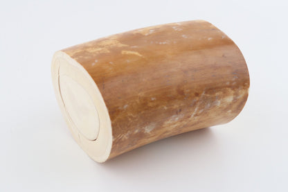 Round mammoth ivory piece