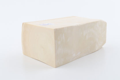White mammoth ivory segment