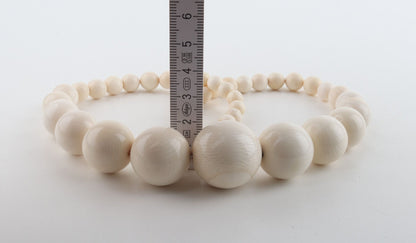 Graduated Mammoth Ivory Necklace