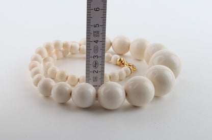Graduated Mammoth Ivory Necklace