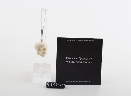 Mammoth Ivory Skull Pendant