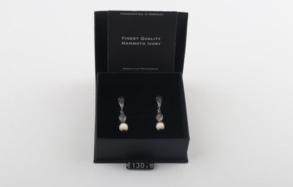 The Blizzard Mini Mammoth Ivory Earrings