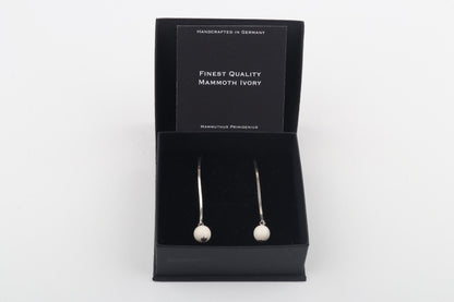 The Wave Mammoth Ivory Earrings