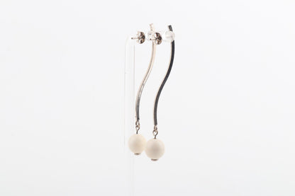The Wave Mammoth Ivory Earrings