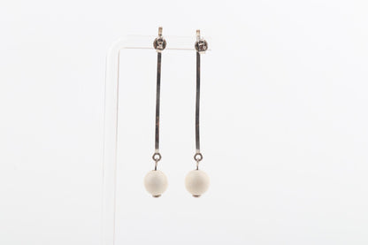 The Wave Mammoth Ivory Earrings