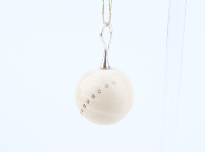 Mammoth Ivory Ball Pendant