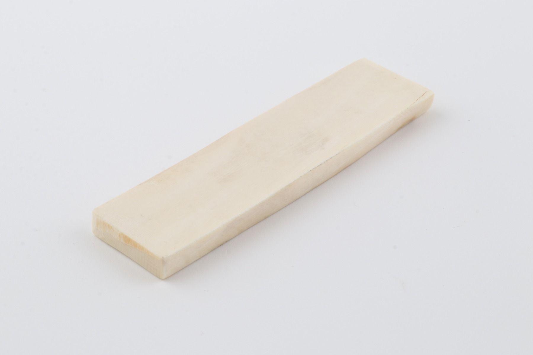 White mammoth ivory segment
