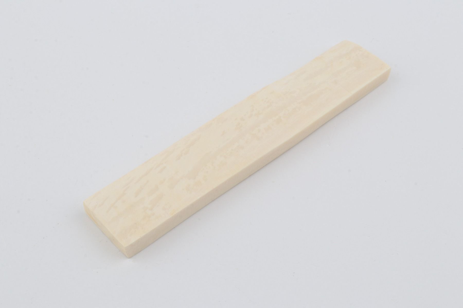 White mammoth ivory segment