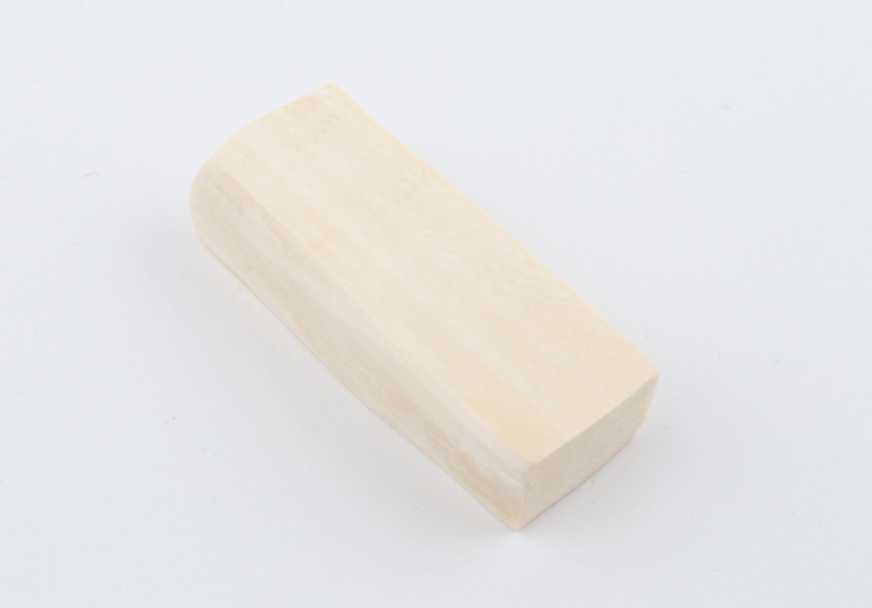White mammoth ivory segment