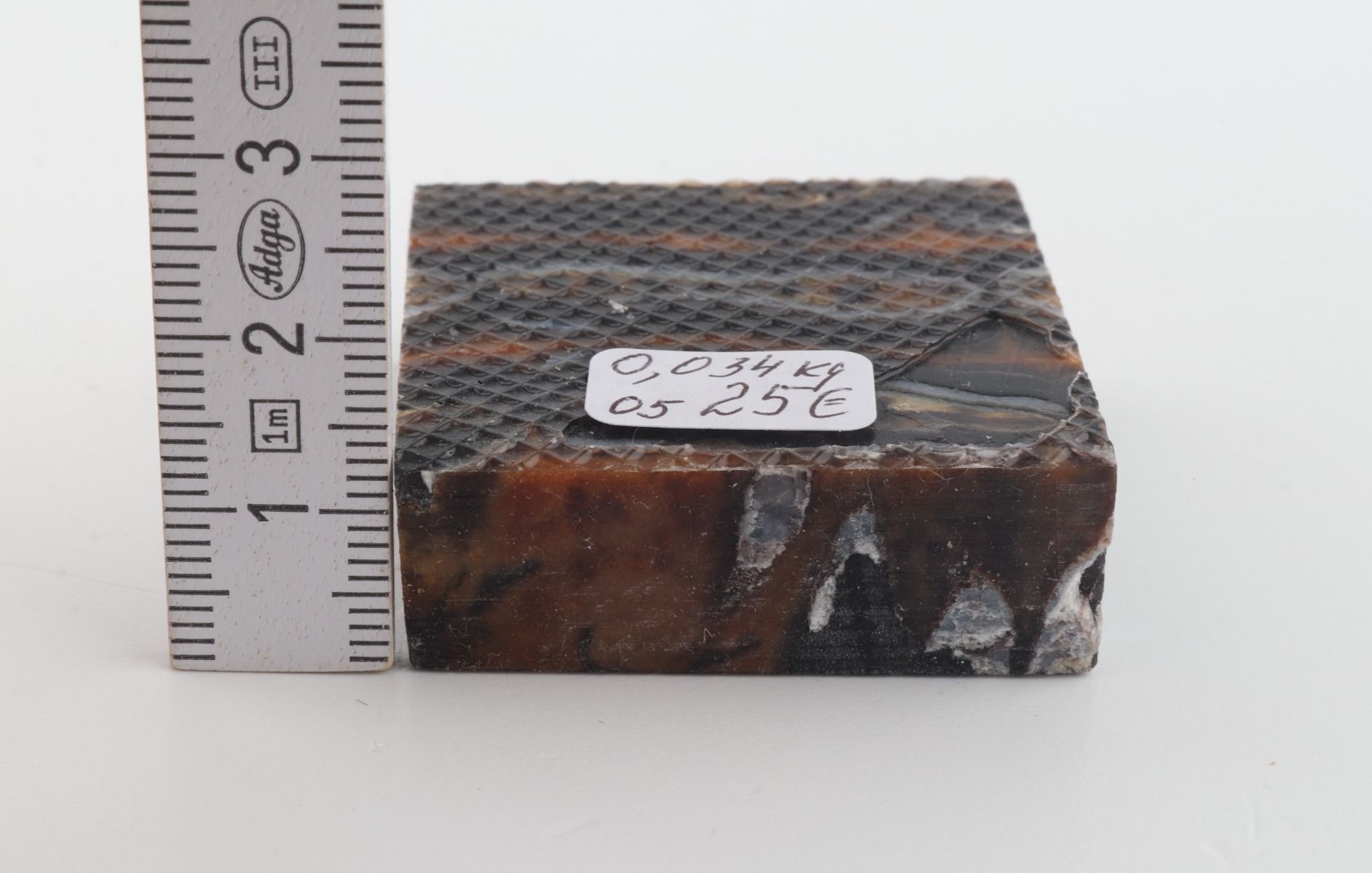 Stabilized mammoth molar piece