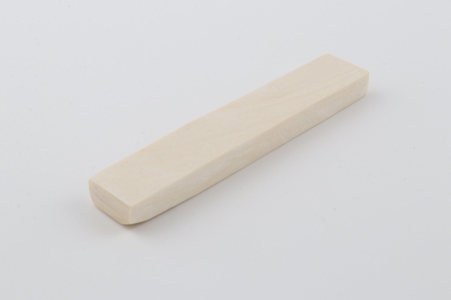 White mammoth ivory segment