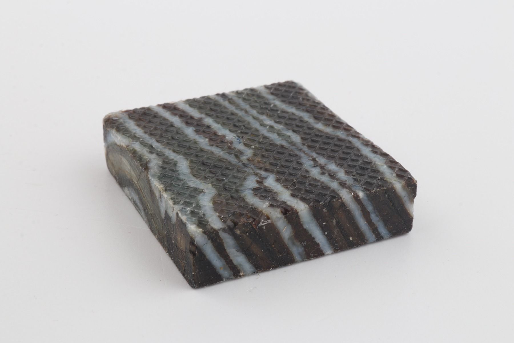 Stabilized mammoth molar piece