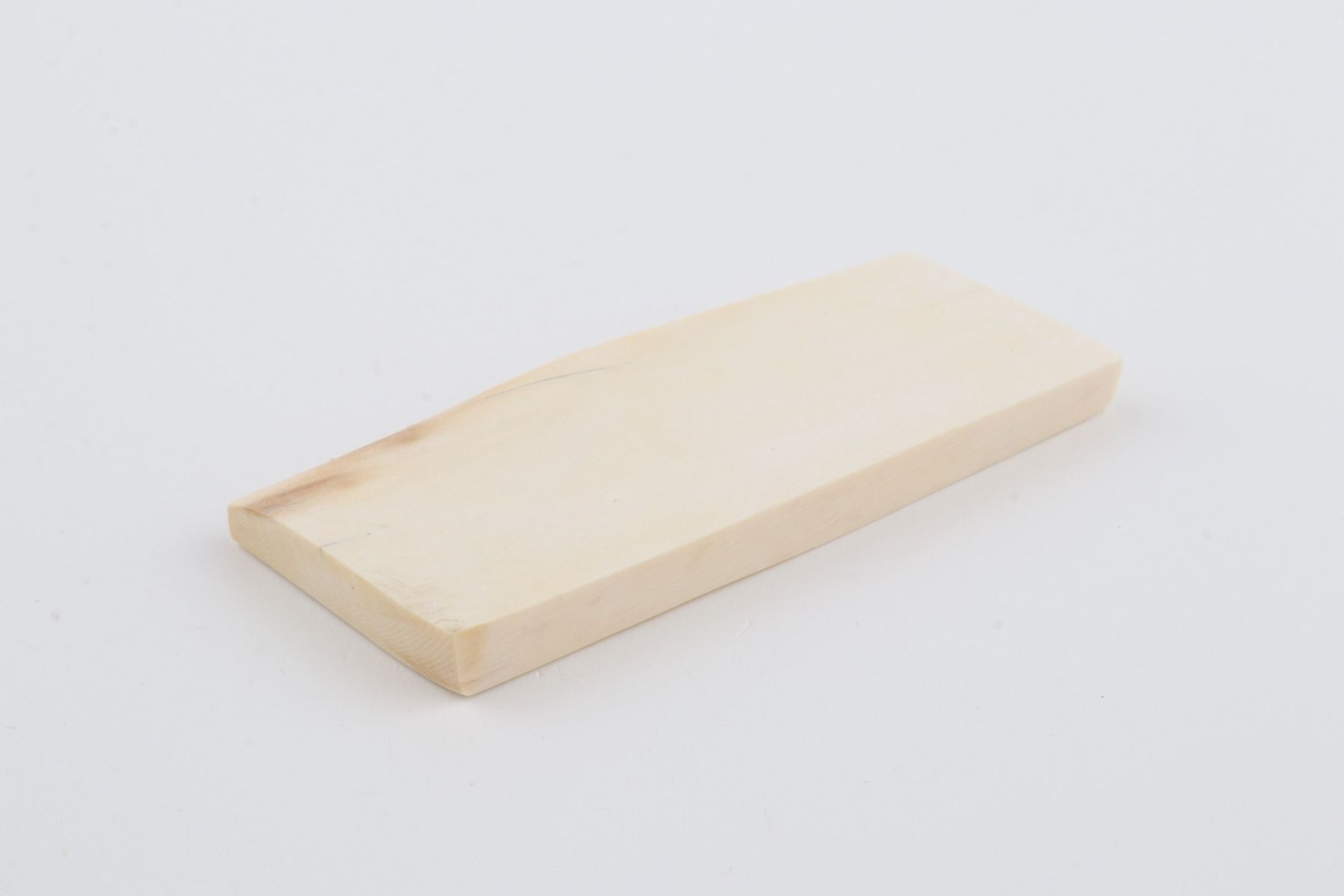 White mammoth ivory segment
