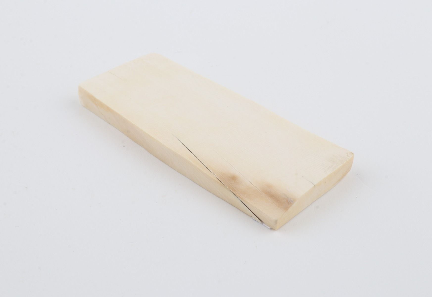 White mammoth ivory segment